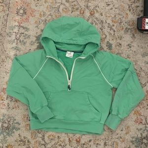 Aerie/Offline Quarter Zip Hooded Sweatshirt
